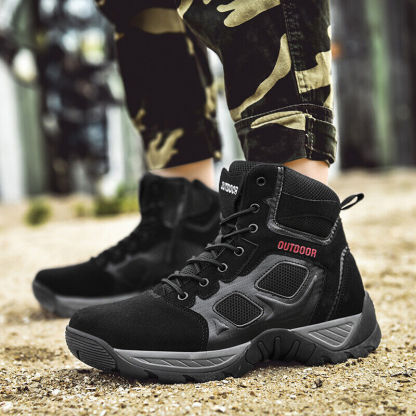 Solesocietythub Men Waterproof Non-Slip Desert Boots Work Boots Ankle Boots (Durability Upgrade)