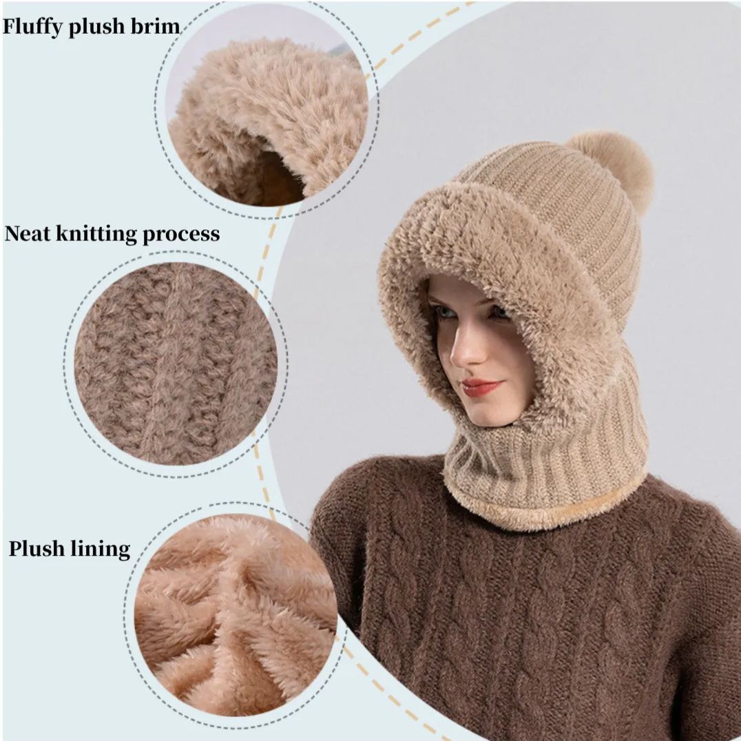 Women’s Knitted Hat In Autumn And Winter