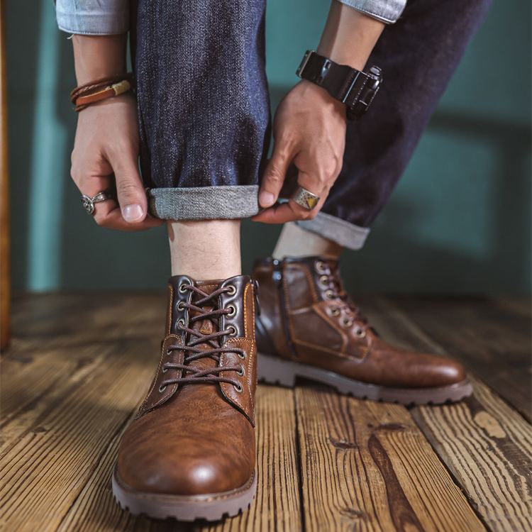 Solesocietyhub™ All-Day Comfort Leather Boot