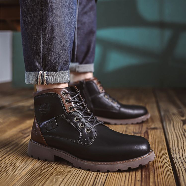 Solesocietyhub™ All-Day Comfort Leather Boot