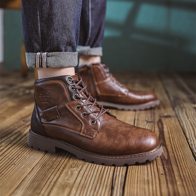 Solesocietyhub™ All-Day Comfort Leather Boot