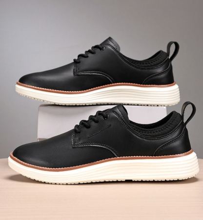 ⏰LAST DAY - 60% OFF🛒 Men’s Comfortable Lace-Up Brogue Sneakers – Ultra-Lightweight & Breathable Woven Upper, Arch Support, Wide-Toe Fit, Shock-Absorbing Sole for All-Day Comfort