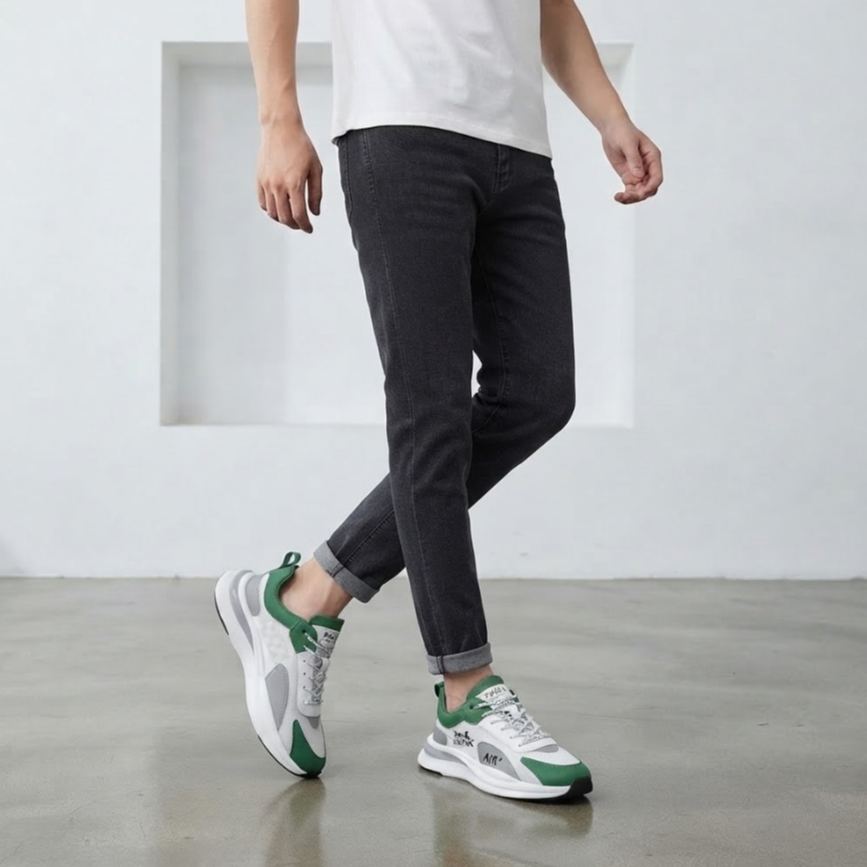 ⏰LAST DAY - 50% OFF🛒Men's Hands Free Slip On Oxford Shoes – Ultra Comfortable knitted fabric shoes, Lightweight Casual Walking Sneakers, Comfortable Dress Shoes, Mesh Urban Shoes for Business & Daily Wear