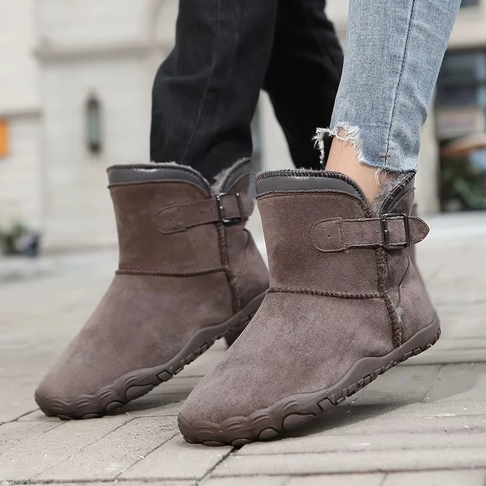 ❄️50% OFF-Snug Boot - Non-slip & Waterproof Winter Barefoot Boots with Orthopedic Arch Support(Unisex)