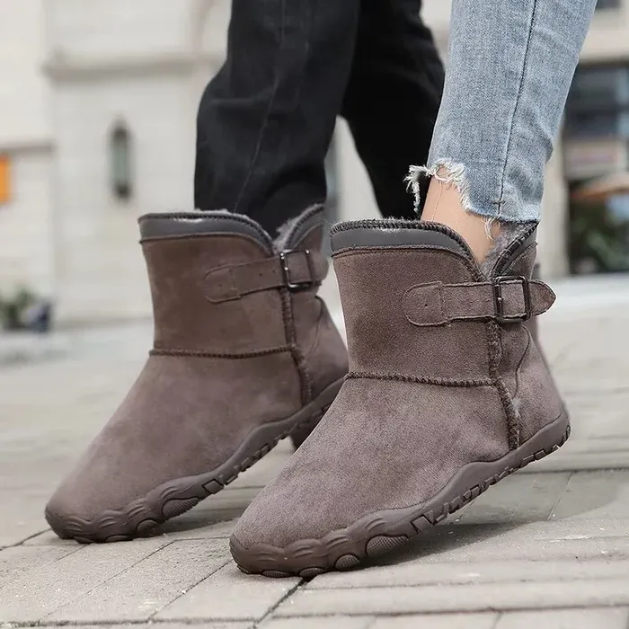 ❄️50% OFF-Snug Boot - Non-slip & Waterproof Winter Barefoot Boots with Orthopedic Arch Support(Unisex)