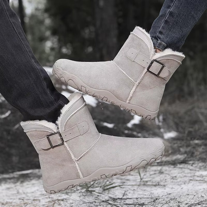 ❄️50% OFF-Snug Boot - Non-slip & Waterproof Winter Barefoot Boots with Orthopedic Arch Support(Unisex)