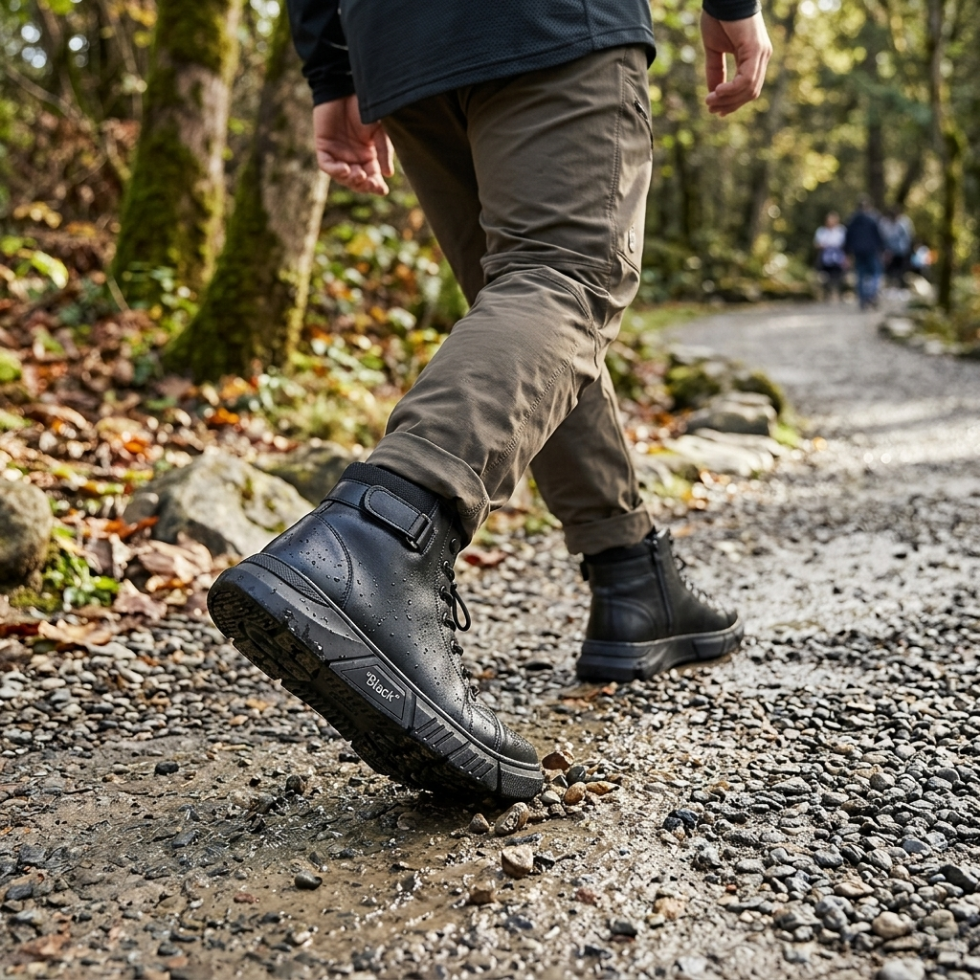 👞Most popular leather boots of 2026-- Men's Orthopedic Leather Boots for Ultimate Comfort-Say Goodbye to Foot Pain
