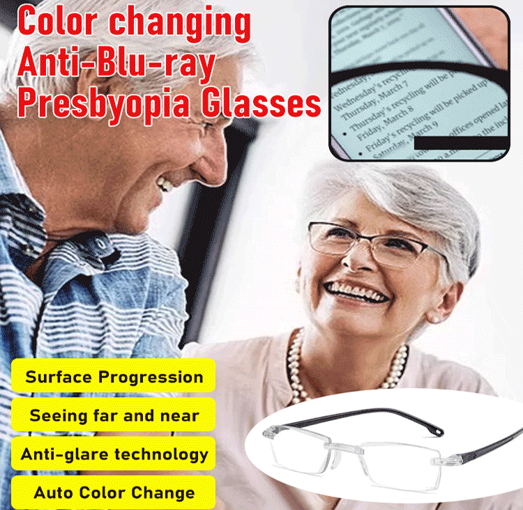 【Autofocus and Blue Light Filter Glasses】✨First batch limited to 99 pairs. Second pair free! Last day of promotion!