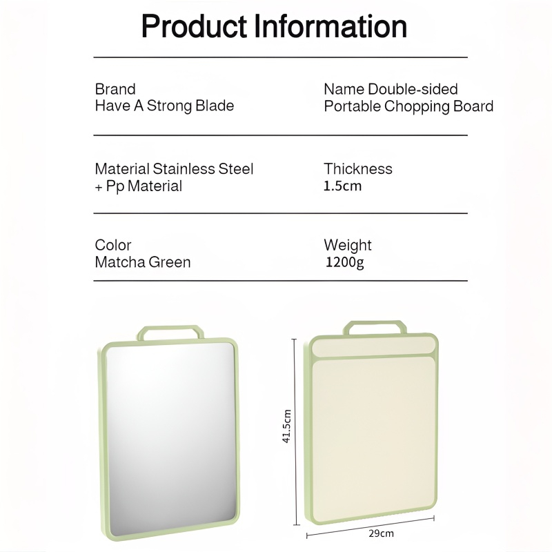 Thickened antibacterial doublesided cutting board