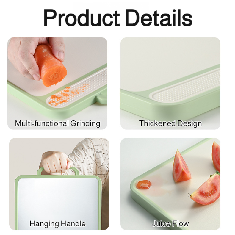 Thickened antibacterial doublesided cutting board