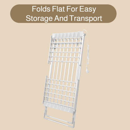 Space Aluminum Floor Folding Electric Heating Thermostatic Clothes Drying Rack Drying Clothes Racks