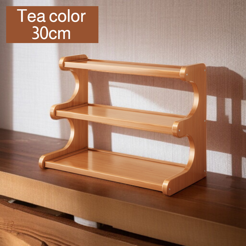 Desktop rack multi-layer storage rack bookshelf kitchen supplies office home cup holder home storage