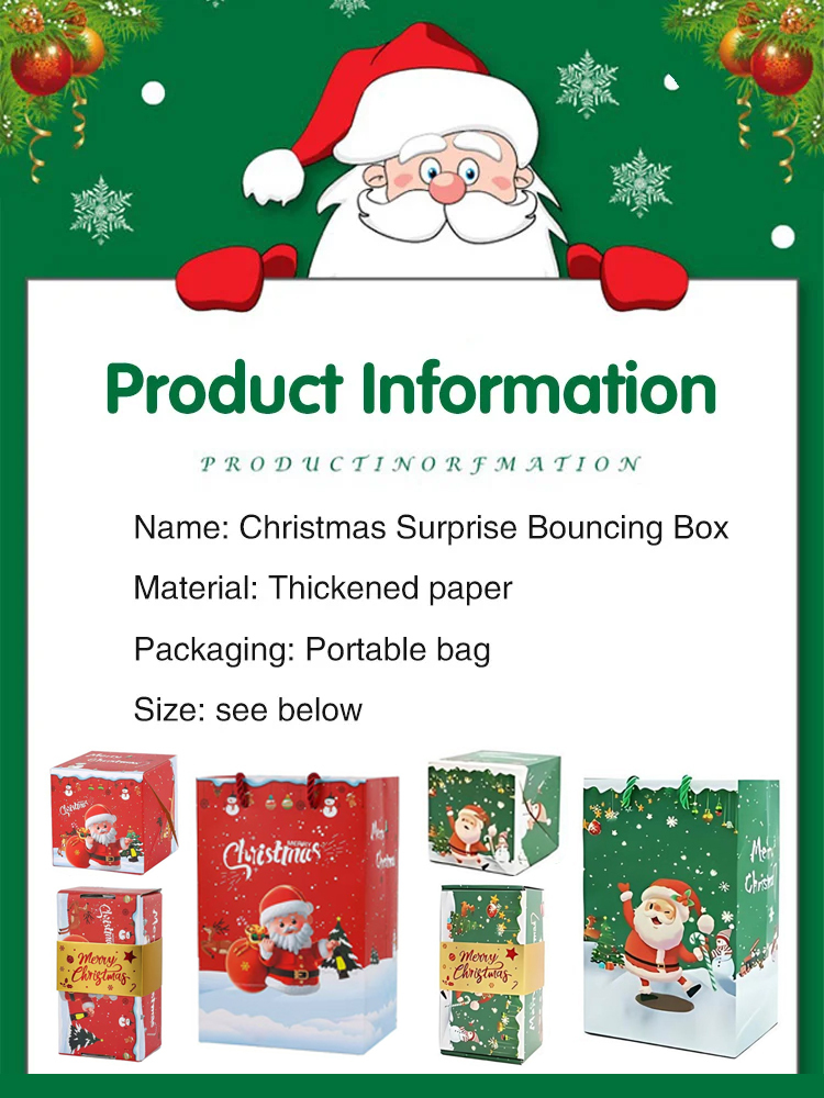 Red envelopes flying everywhere: Christmas surprise bouncy box 🎁 Reusable and durable ✨ Limited time 20% off! 🎅💨