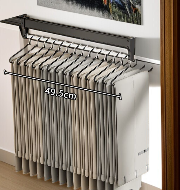 Home Closet Top Mount Retractable Multifunctional Organizer