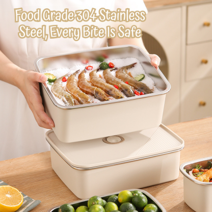 Foodgrade Crisper Box Specialized Storage Set Sealed Box Refrigerator Freezer Spray Paint Organizer