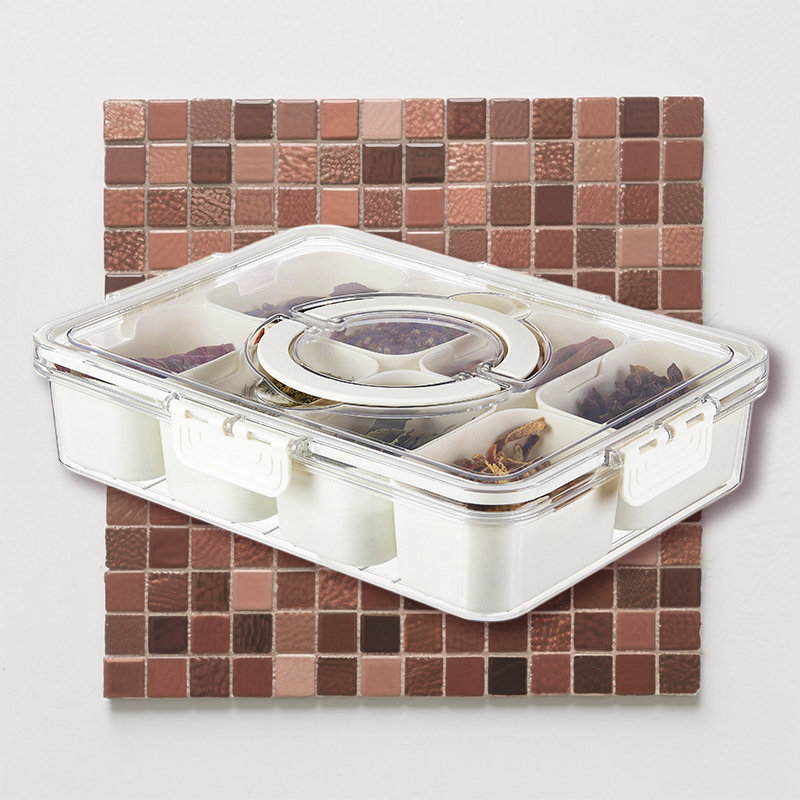 Transparent Freshness Portable Seasoning Box