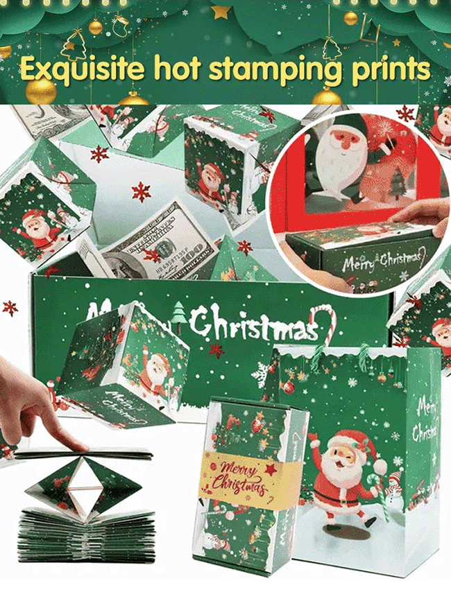 Red envelopes flying everywhere: Christmas surprise bouncy box 🎁 Reusable and durable ✨ Limited time 20% off! 🎅💨