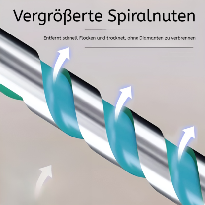 Allzweck-Trockenbohrer, Hartmetall mit starker Spanabfuhr