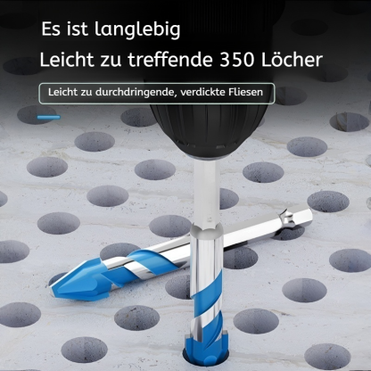 Allzweck-Trockenbohrer, Hartmetall mit starker Spanabfuhr