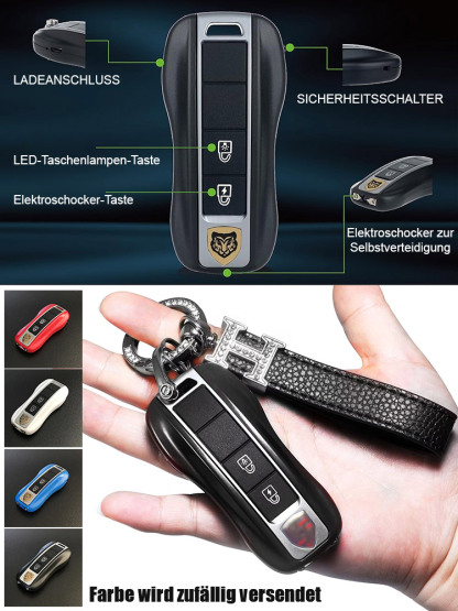 Effektiver Schutz vor Angriffen. Diskretes Autoschlüssel-Design. 【Multifunktionaler Selbstverteidigungsschlüsselanhänger】
