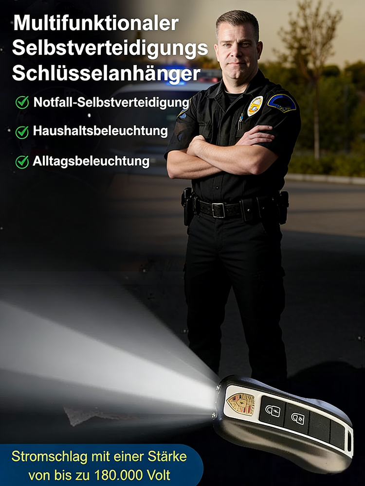 Effektiver Schutz vor Angriffen. Diskretes Autoschlüssel-Design. 【Multifunktionaler Selbstverteidigungsschlüsselanhänger】