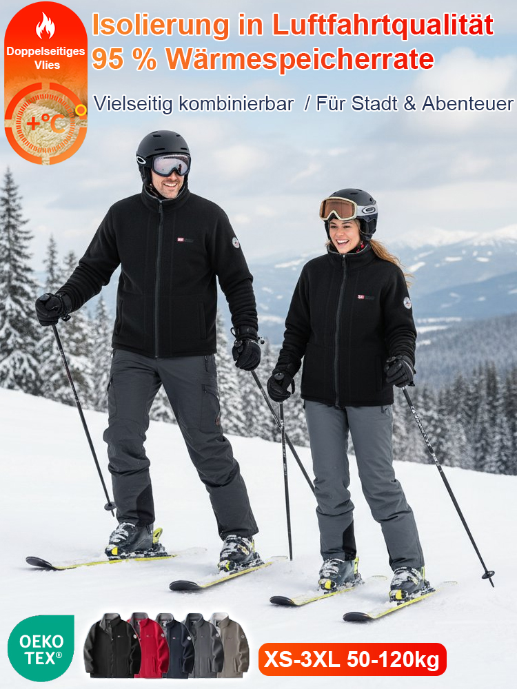 Export Norwegische einseitige doppelseitige Fleecejacke Herren