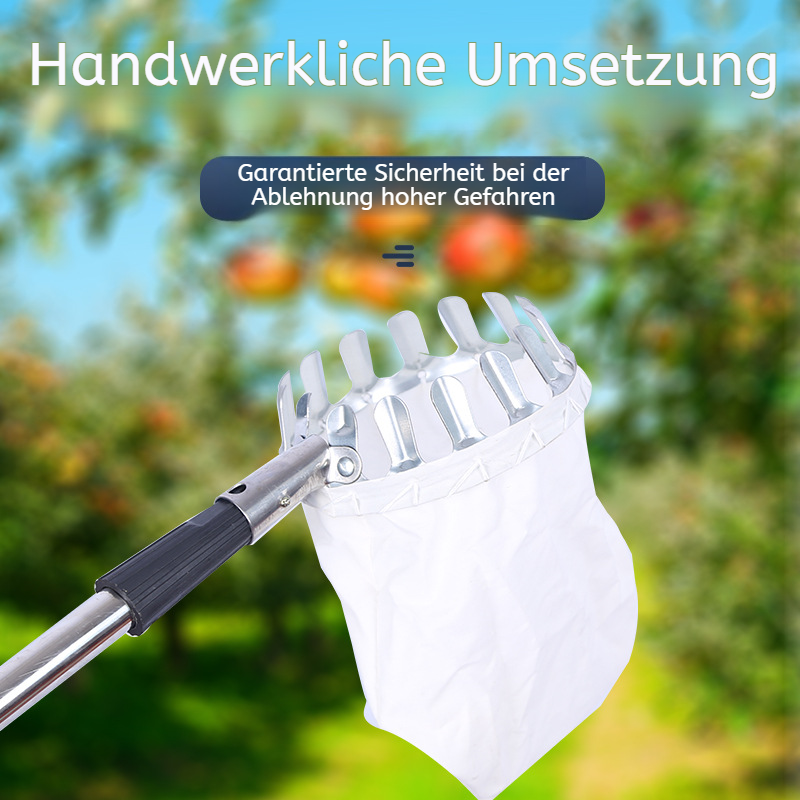 Garten Tragbarer Edelstahl Obstpflücker Teleskopierbar