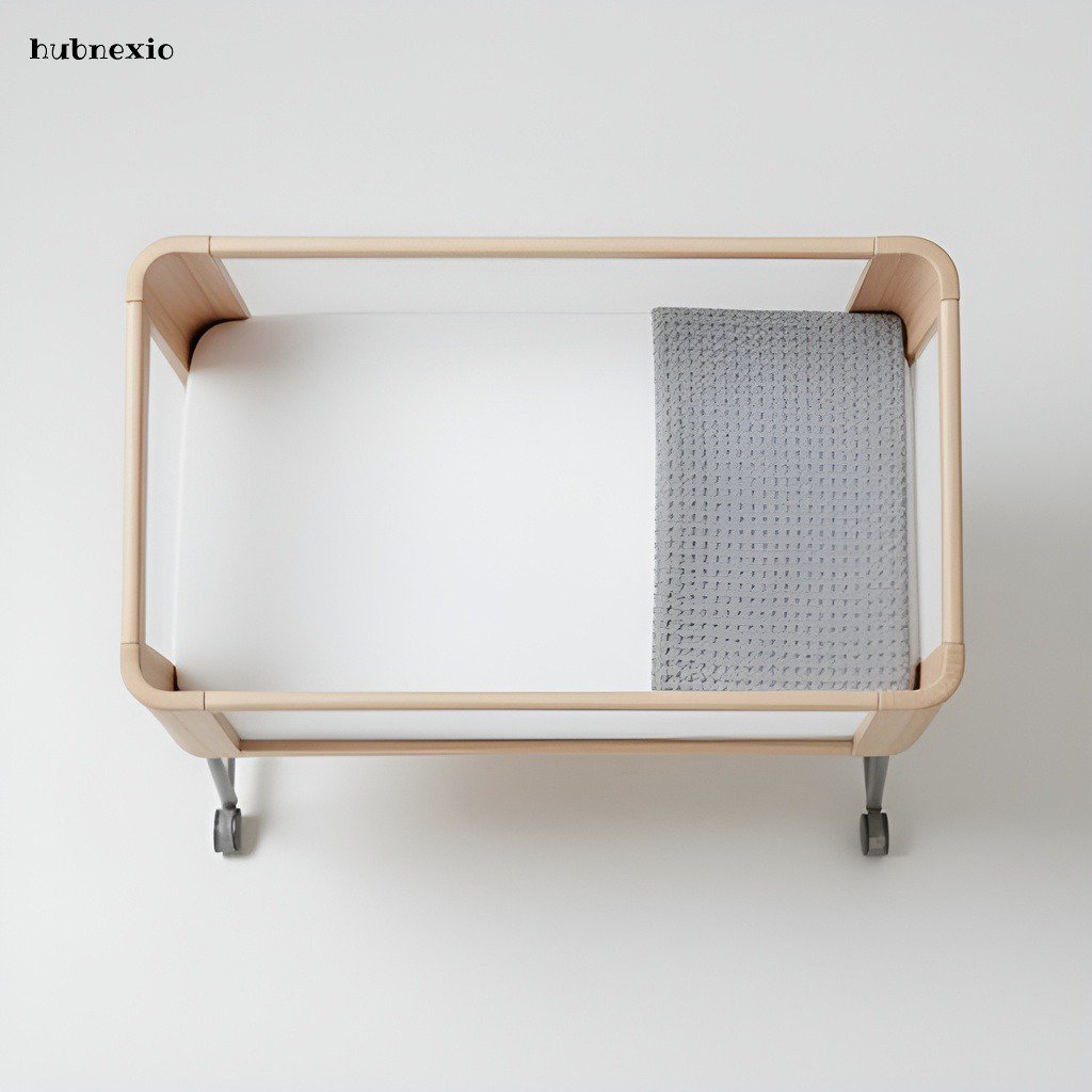 Tragbares und zusammenklappbares Babybett