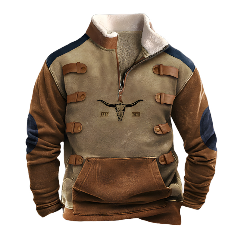 Fleecegefüttertes Sweatshirt