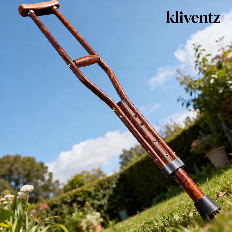 Eleganter Holz-Gehstock für Senioren