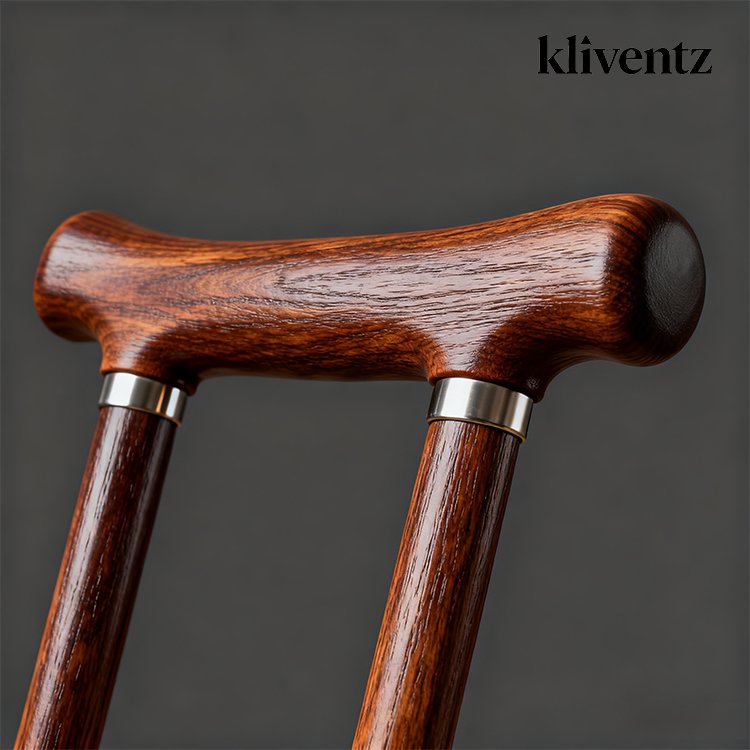 Senioren-Gehstock aus hochwertigem Holz