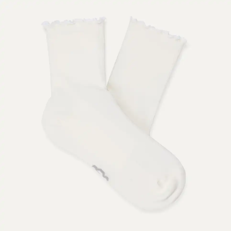 Femme Karsyn Lettuce Edge Sock