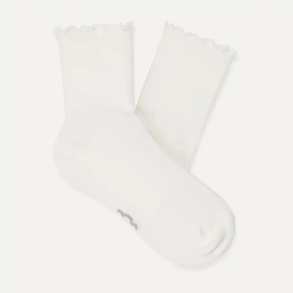 Femme Karsyn Lettuce Edge Sock