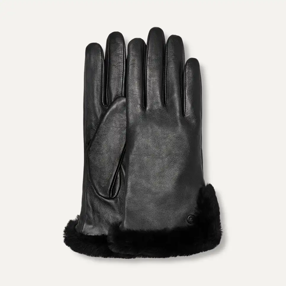 Femme Leather Sheepskin Vent Glove
