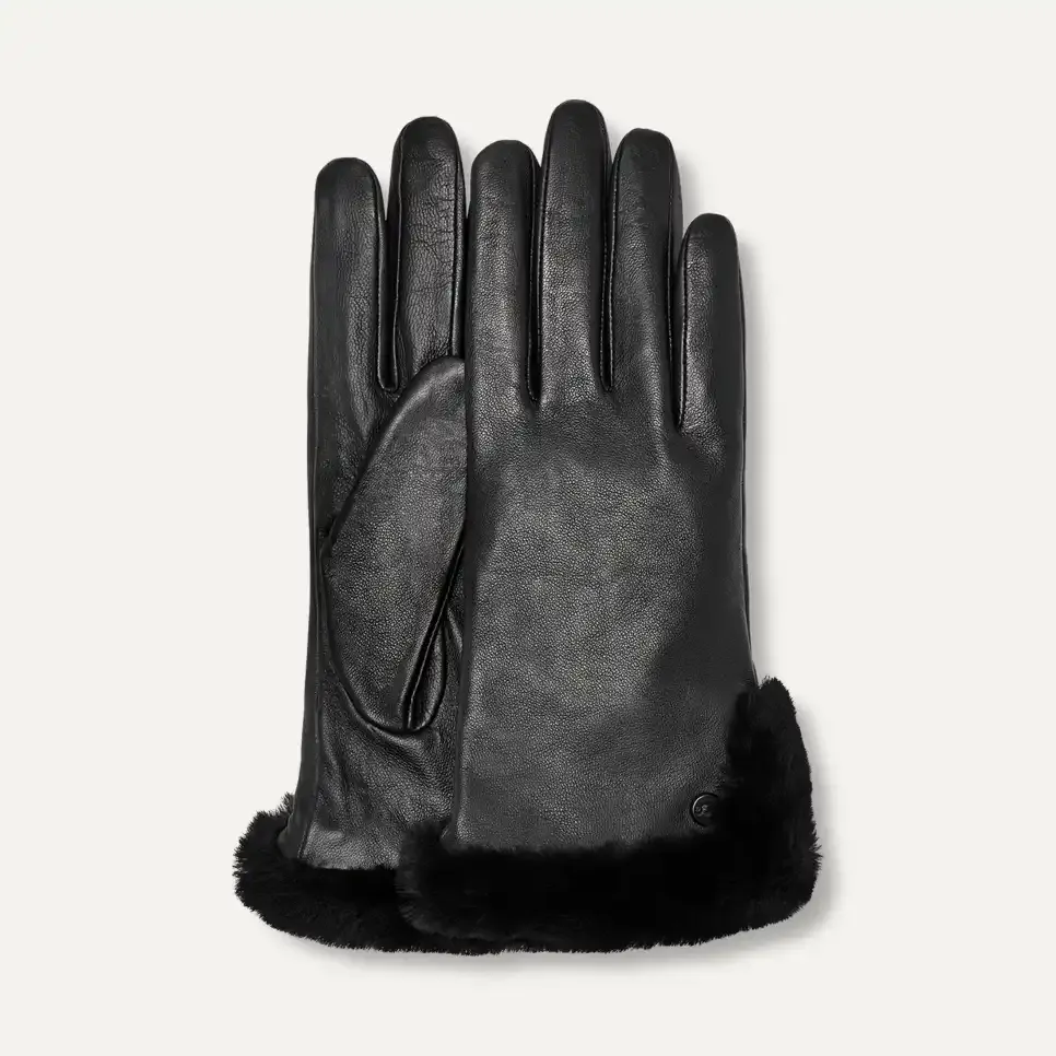 Femme Leather Sheepskin Vent Glove