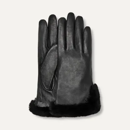 Femme Leather Sheepskin Vent Glove