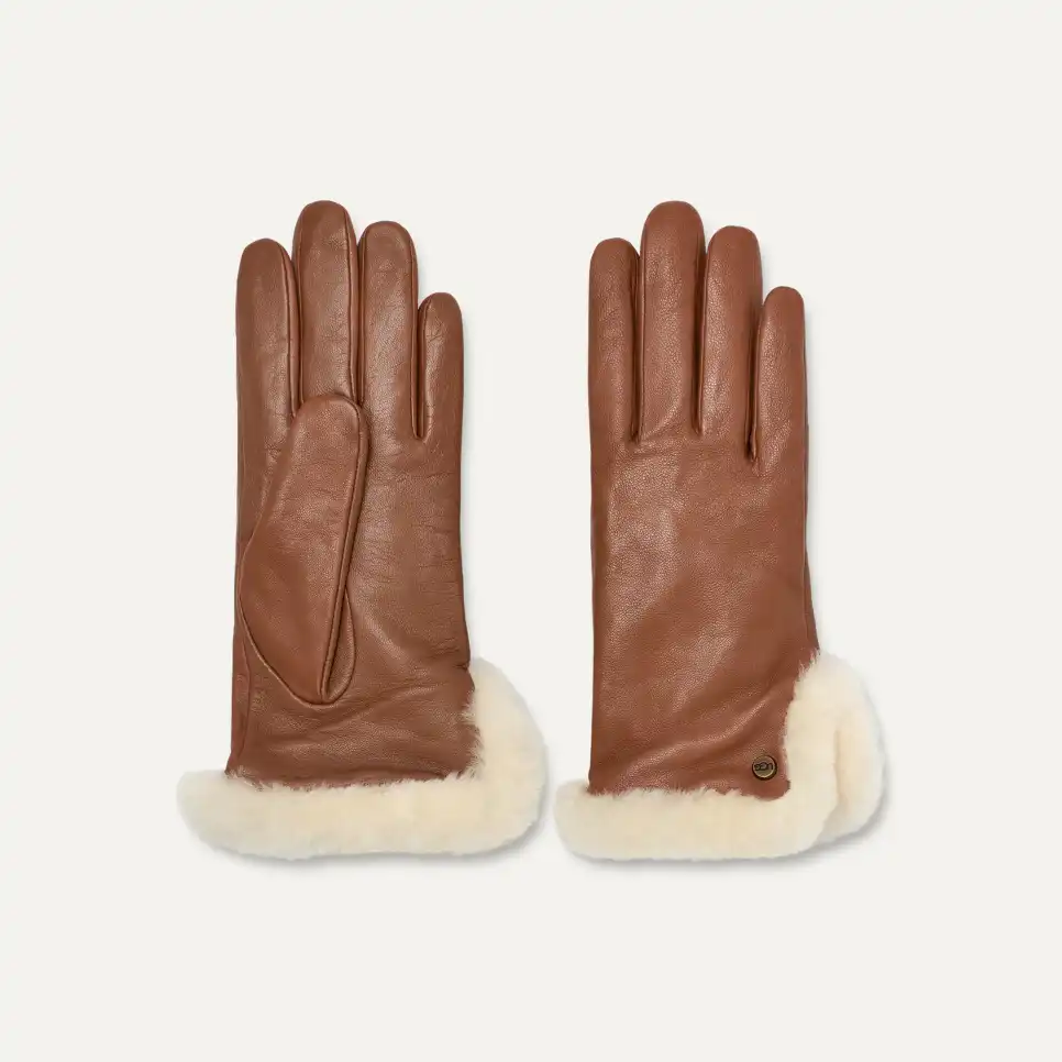 Femme Leather Sheepskin Vent Glove