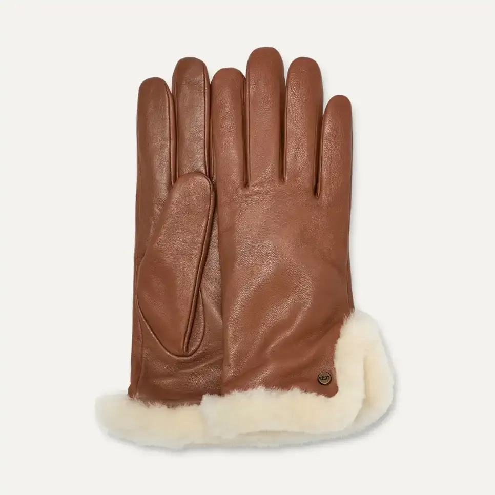 Femme Leather Sheepskin Vent Glove