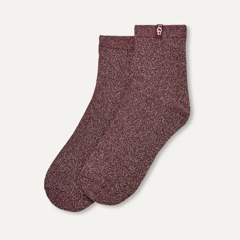 Femme Lavinia Shimmer Quarter Sock