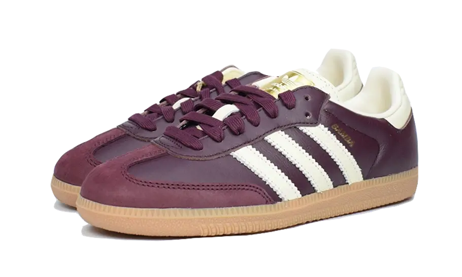 Adthtidas Samba OG Maroon Gold Metallic