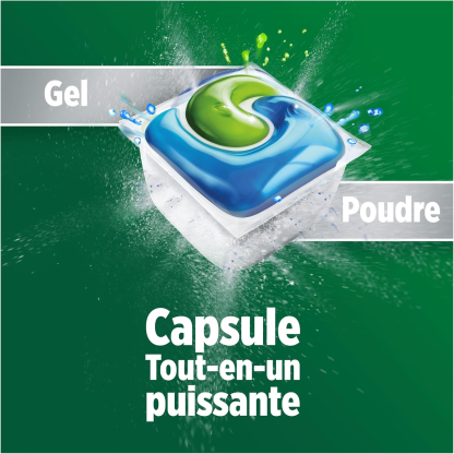 Fairy Original Tablettes Lave-Vaisselle Tout En 1,Citron, 132 Capsules, Efficaces Contre Graisse Incrustée, Dissolution Ultra-Rapide, Protection Verre et Argent, Sans Odeurs