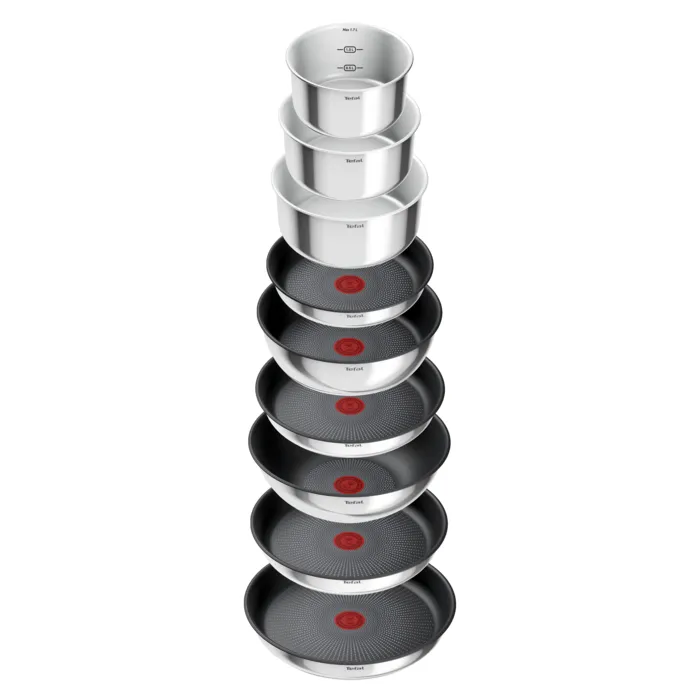 Tefal Ingenio Emotion On, Set 22 pièces, Inox, Empilable, L897SM04