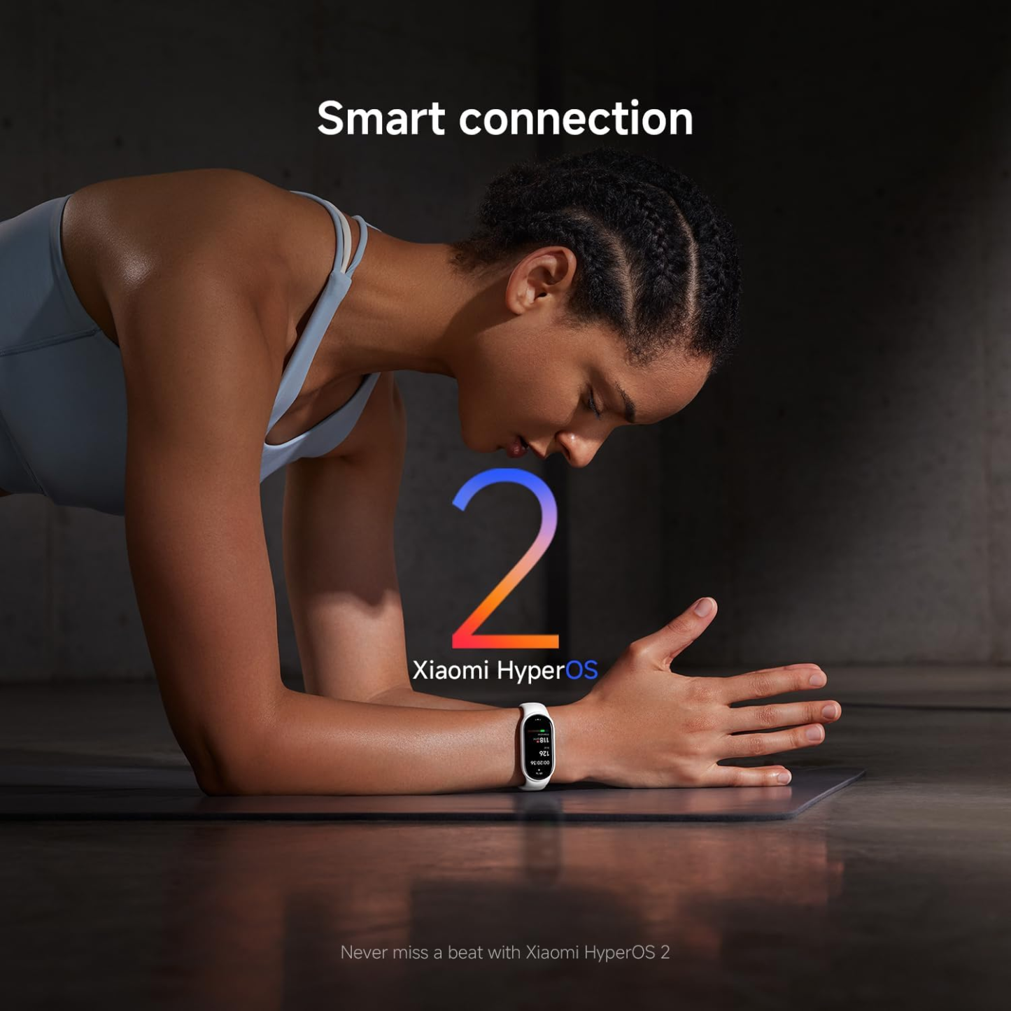 Xiaomi Smart Band 10, Montre Connectée, Boîtier alu, Suivi d'Activité, Écran AMOLED 1.72'', Autonomie 21 Jours, Charge Rapide, Suivi santé & Sommeil,150+ Sports, iOS & Android, 5 ATM, Boussole