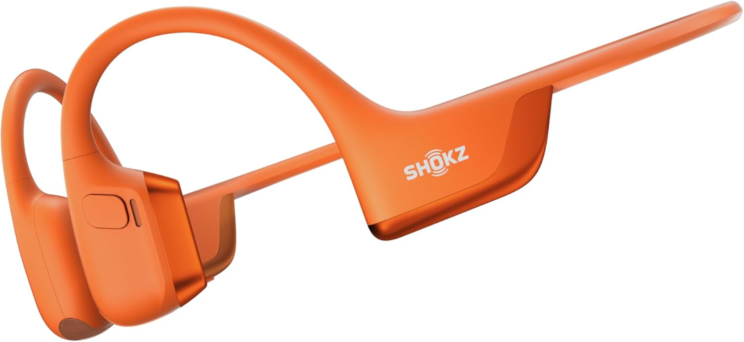 SHOKZ Casque à Conduction Osseuse OpenRun Pro 2, Écouteurs sans Fil Bluetooth 5.3, Microphones Réducteurs de Bruit, Étanchéité IP55, 12h d'Autonomie, Charge Rapide USB-C, Noir