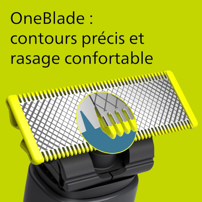 Philips Series 9000 - Tondeuse 14-en-1, OneBlade, coupe précise, contours nets, rasage pratique, trousse de toilette Premium, lame OneBlade supplémentaire (modèle MG9550/15)