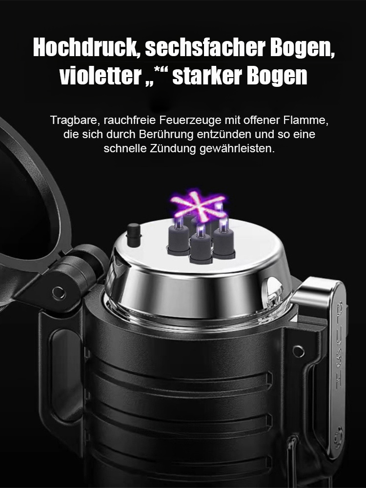 【2-in-1】Arc Selbstverteidigungs-Taschenlampe