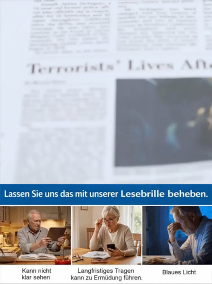 Intelligente Autofokus Blaulichtblockierende Lesebrille