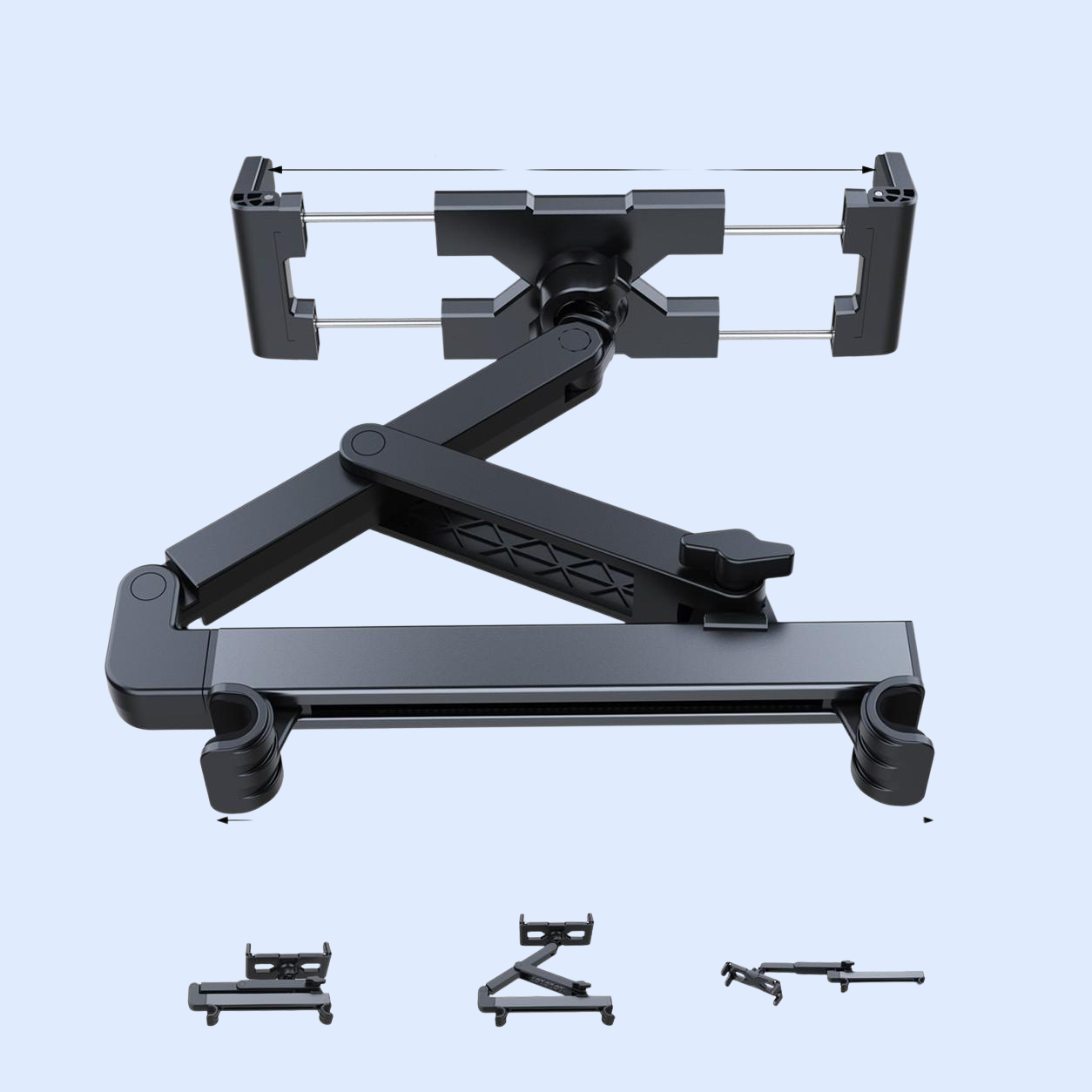 Multifunctional car rear pillow mobile phone holder car telescopic rear tablet mobile phone universa