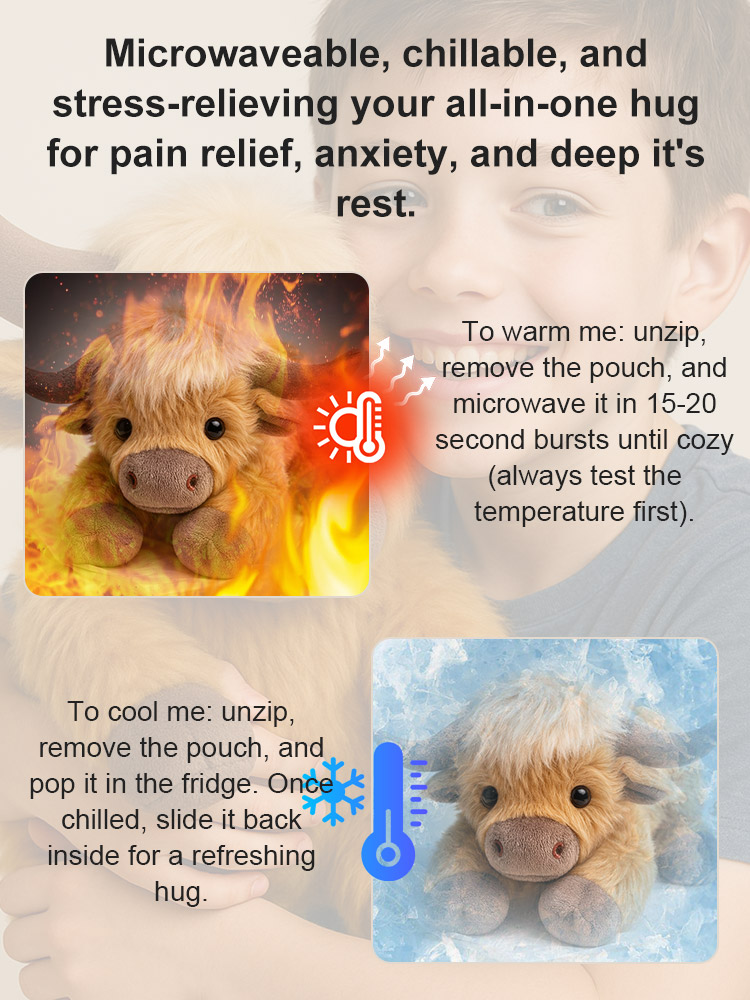 Hishland-Kuh Plüschspielzeug