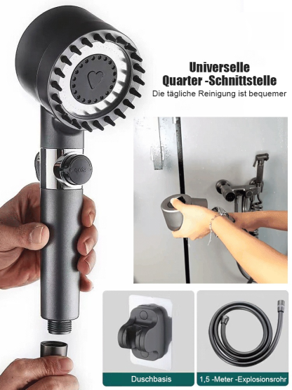 Deutsche Massage Multi -Funktion Ein Klick -Druckregulierende Dusche